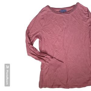 DEMOCRACY Orange Long Sleeve Shirt - M